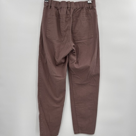 Pact Womens Organic Cotton Pants Size XS Brown Minimalist Casual Granola Girl - Picture 5 of 8